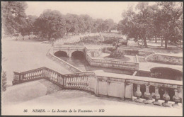 Le Jardin De La Fontaine, Nimes, C.1920s - Lévy Et Neurdein CPA LL36 - Nîmes