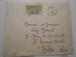 France Ex  Colonies çote D Ivoire , Lettre De Grand Lahon 1930 Pour Toulon - Covers & Documents