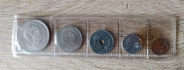 Denmark Set Of 5 Coins 5+1 Krona 25+10+5 Ore 1974 UNC - Danemark