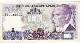 TURQUIE - Billet De 1000  Lirasi De 1970 - E19 185332 - Türkei