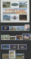 WALLIS Et FUTUNA Année Complète 2000 DONT Poste Aérienne, N° 535 à 547 + PA 220 + Bloc 9 Neufs ** (MNH) Qualité TB - Full Years