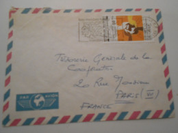 Madagascar , Lettre De Tananarive 1976 Pour Paris - Madagascar (1960-...)