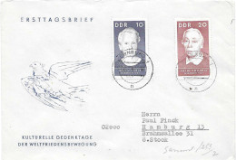 Postzegels > Europa > Duitsland > Oost-Duitsland >brief Met 2 Postzegels (18142) - Andere & Zonder Classificatie
