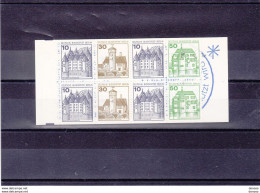 BERLIN 1980  CHÂTEAUX Yvert CARNET C 574 NEUF** MNH  Cote : 7,50 Euros - Unused Stamps