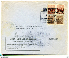 Recapito Autorizzato Cent. 40 + Cent. 10 "Democratica" Su Busta - 1946-60: Marcophilie