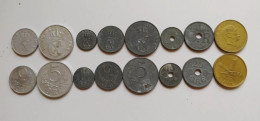 Denmark Set Of 8 Coins 1 Krona+25-1 Ore Price For One Set - Denmark