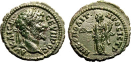 Moesia Inferior, Nicopolis Ad Istrum. Septimius Severus. Scarce AE 18. Homonoia Standing Left. - Province