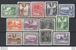 1934 British Guiana Giorgio V 13v. MH SG N. 288/300 - Sonstige & Ohne Zuordnung