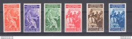 1935 Vaticano,  Serie "Congresso Giuridico Internazionale" , N°41/46 , 6 Valori - Sonstige & Ohne Zuordnung