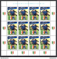 2009 Italia - Repubblica , Minifoglio Inter Campione  , Catalogo Sassone N° 25 - Full Sheets