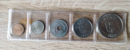 Denmark Set Of 5 Coins 5+1 Krona 25+10+5 Ore 1973 - Danimarca