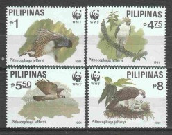 Philippines 1991 Mi 2038-2041 MNH WWF BIRDS OF PREY - Unused Stamps