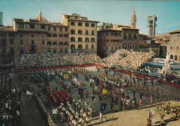 Firenze Piazza Della Signoria Calcio In Costume Saluto Alle Squadre Notabili - Firenze (Florence)