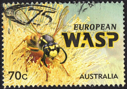 AUSTRALIA 2014 QEII 70c Multicoloured, Fauna-Things That Sting- European Wasp FU - Usados