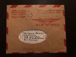 LETTRE UA WAR & NAVY DEPARTMENTS V-MAIL SERVICE OBL.MEC. JUN 10 1944 NEW YORK + TEXTE MICROFILME Pour Samuel BABCOCK - 2. Weltkrieg