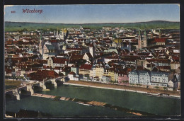 AK Würzburg, Gesamtansicht Von Der Festung Aus  - Würzburg