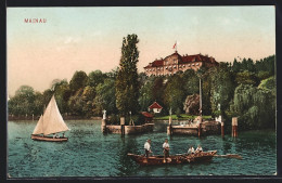 AK Mainau, Schiffsanleger Und Blick Zum Schloss  - Other & Unclassified