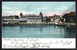 AK Konstanz, Hafen Mit Post  - Konstanz