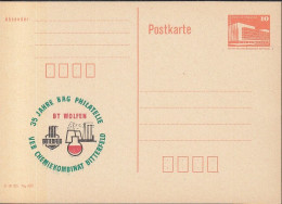 DDR PP 19 II, Ungebraucht, 35 Jahre BAG Philatelie BT Wolfen, Bitterfeld, 1989 - Privatpostkarten - Ungebraucht