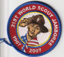 USA  --   21st  WORLD SCOUT JAMBOREE  --  1907 - 2007  --  SCOUT, SCOUTISME, JAMBOREE  -- OLD PATCH  -- - Pfadfinder-Bewegung