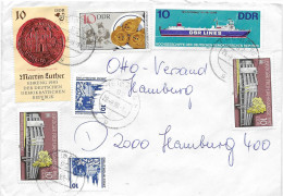 Postzegels > Europa > Duitsland > Oost-Duitsland >brief Met  8 Postzegels (18155) - Sonstige & Ohne Zuordnung