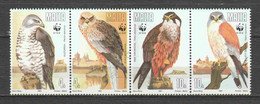 Malta 1991 Mi 864-867 In Strip MNH WWF BIRDS - Ongebruikt