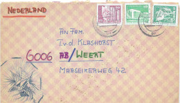 Postzegels > Europa > Duitsland > Oost-Duitsland >brief Met  3 Postzegels (18156) - Otros & Sin Clasificación