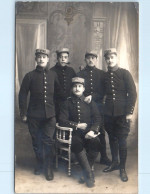 34 Groupe Soldats Du 122 - Carte-photo (photo Delestaing Bedarieux - Lamalou) - Bedarieux