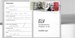 Postzegels > Europa > Duitsland > Oost-Duitsland >briefkaart Met 2 Postzegels (181587) - Sonstige & Ohne Zuordnung