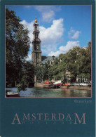 PAYS-BAS - Amsterdam - Westerkerk - Holland - Voitures - Bateaux - Carte Postale Ancienne - Amsterdam