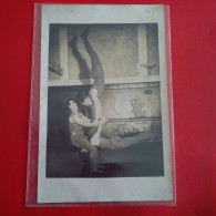 CARTE PHOTO ACROBATES GYMNASTES - Gymnastiek