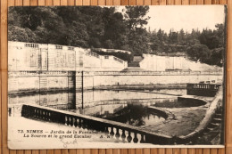 30 Nîmes - Jardin De La Fontaine La Source Et Le Grand Escalier - AR 73 - Nîmes