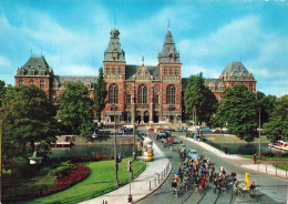 PAYS-BAS - Amsterdam - Vue Sur La Musée National - Vue De L'extérieure - Animé - Carte Postale Ancienne - Amsterdam