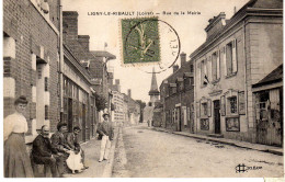 LOIRET-Ligny Le Ribault-Rue De La Mairie - Orléans - Autres & Non Classés