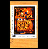 Frankreich / France: 'Jaune Et Gris – Peinture De Roger Bissiere, 1990', Mi. 2811; Yv. 2672; Sc. 2212 Oo - Used Stamps