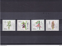 BERLIN 1984 FLEURS ORCHIDEES Yvert 685-688, Michel 724-727 NEUF**MNH Cote : 15,50 Euros - Unused Stamps