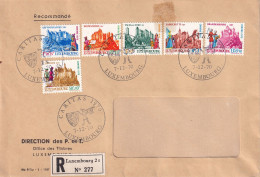 Recommandé Luxembourg 2t N°277 CARITAS DIRECTION DES P ET T OFFICE DES TIMBRES 1970 - Enteros Postales