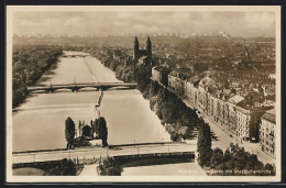 AK München, Isarpartie Mit Maximiliankirche  - München