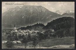 AK Oberaudorf, Panorama Mit Kaisergebirg  - Autres & Non Classés