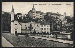AK Freising, Münchenerstrasse, Altöttingerkapelle Und Domberg  - Freising