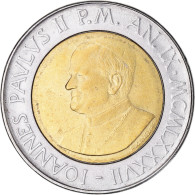 Monnaie, Cité Du Vatican, John Paul II, 500 Lire, 1987, FDC, Bimétallique - Vaticaanstad