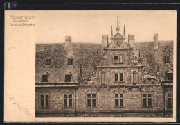 AK Aschaffenburg, Giebel Der Ostfassade Des Kgl. Schlosses  - Aschaffenburg