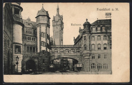 AK Alt-Frankfurt, Blick Auf Das Rathaus  - Frankfurt A. Main