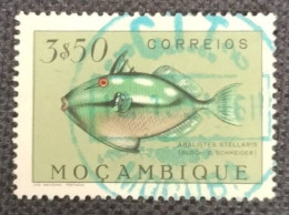 MOZPO0368U6 - Fishes - 3$50 Used Stamp - Mozambique - 1951 - Mosambik