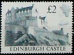 229 GRANDE BRETAGNE 1988 - Yvert 1342 - Chateau Edimbourg (Ecosse) - Neuf **(MNH) Sans Charniere - Unused Stamps