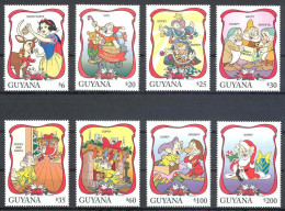 MWD-BK5-252-3 MINT PF/MNH ¤ GUYANA 1996 8w In Serie ¤ THE WORLD OF WALT DISNEY -- FRIENDS OF WALT DISNEY - Disney