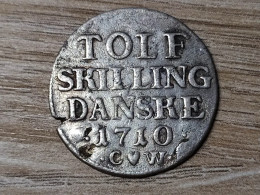 Denmark 12 Skilling 1710 Silver - Danimarca