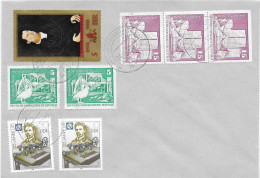Postzegels > Europa > Duitsland > Oost-Duitsland > Brief Met 8 Postzegels (18172) - Otros & Sin Clasificación