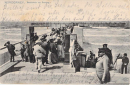 Norderney - Badeleben Am Seesteg Gel.1910 - Norderney