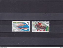 BERLIN 1986 SPORTS Natation, équitation Yvert 712-713, Michel 751-752 NEUF**MNH Cote Yv: 6,40 Euros - Unused Stamps